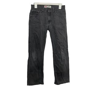 Levi's 505 28x28 Black 505 Regular Straight Leg Jeans
